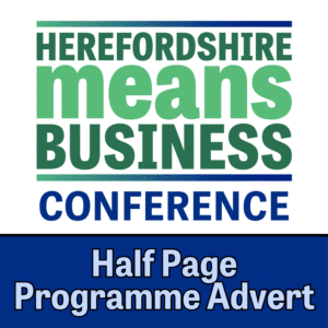 Conference 2025 Half page programme advert